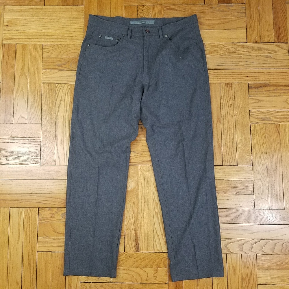 KARL LAGERFELD Gray Pants Made In Italy